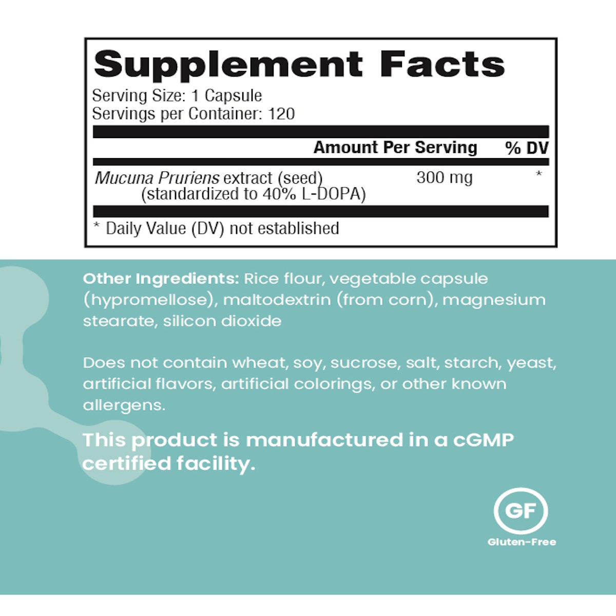 Mucuna 40% (120 count)