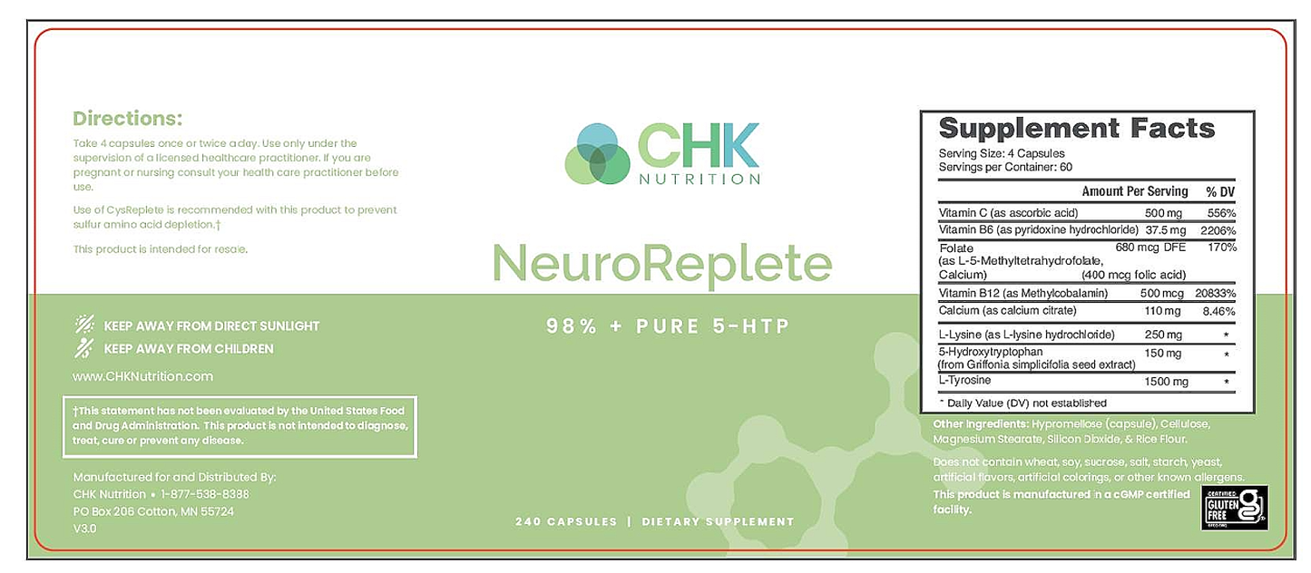 NeuroReplete ™ 240 count
