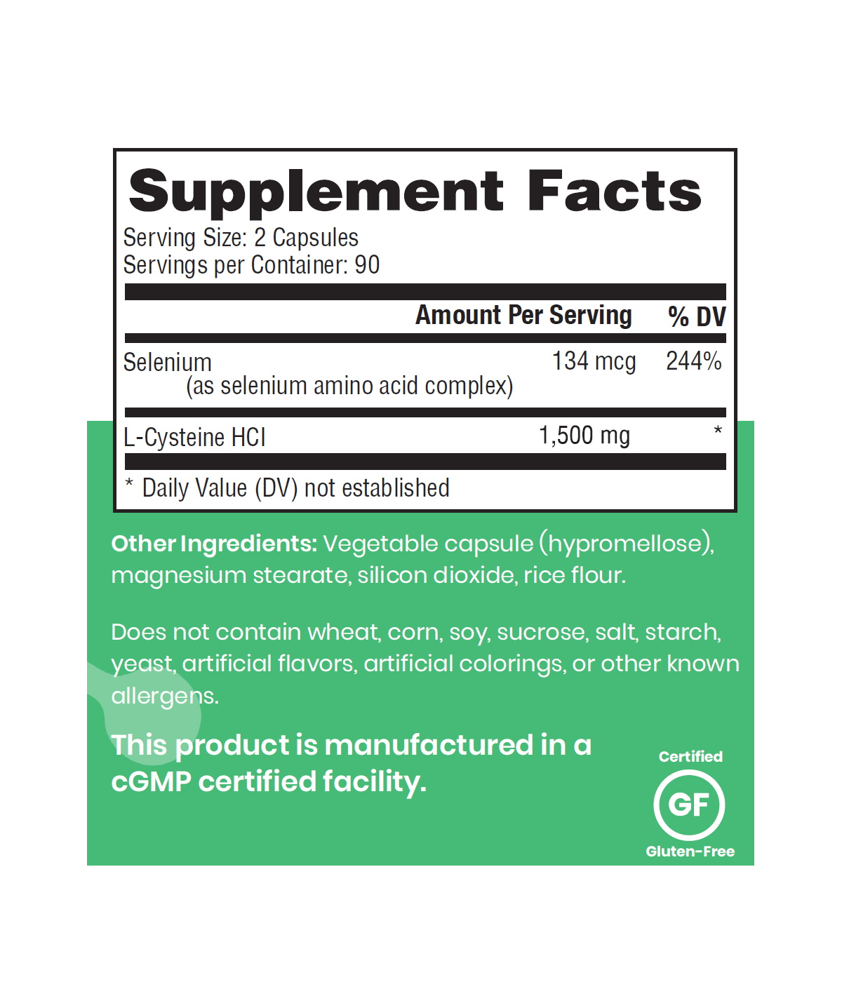 CysReplete LT™  180 count